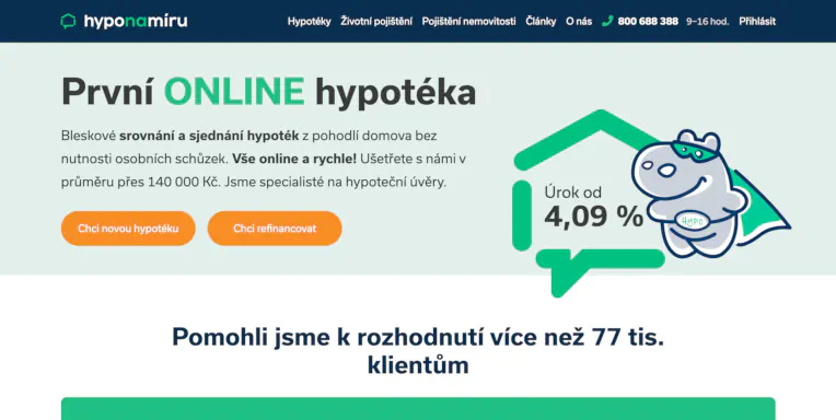 Screenshot of hyponamíru